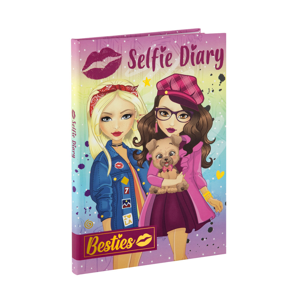 Щоденник А5 з чарівною ручкою Besties 50 аркушів фіолетовий 961022, фото 1