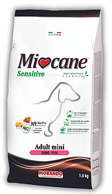 Miocane Mini Sensitive Monoprotein Pork,1,5кг