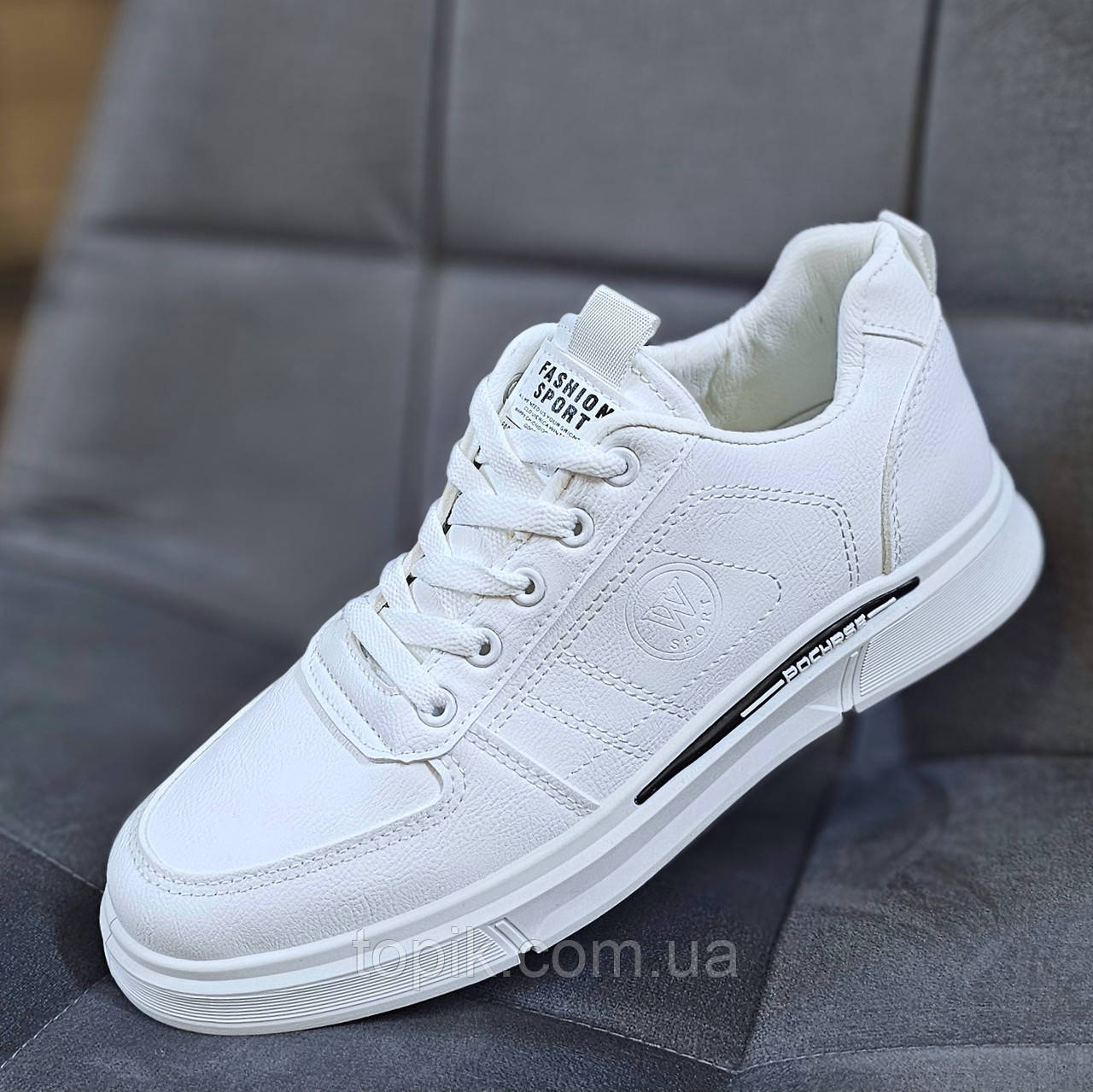 На 39р! Кросівки чоловічі жіночі білі весна осінь кеди унісекс Кроссовки мужские женские белые весна осень кеды унисекс Код: 3367