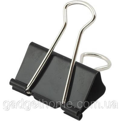 ТОП! Біндер металевий Buromax 41мм, 12шт, black (BM.5302) - (gHome), фото 1