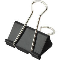 ТОП! Біндер металевий Buromax 41мм, 12шт, black (BM.5302) - (gHome)