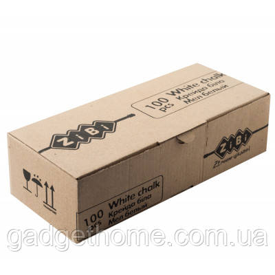 ТОП! Крейда ZiBi 100 шт Біла KIDS Line (ZB.6712-12) - (gHome), фото 1