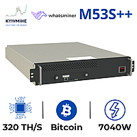 WhatsMiner M53S++ Hydro 320TH/s мощный гидроасик для майнинга