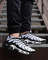 Чоловічі кросівки Nike Air Max TN White/Black, білі найк еір макс плюс тн