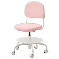VIMUND Детский офисный стул, светло-розовый. Ikea