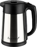 Vektra VEK-1506 Вакуумная изоляция экологически чистый беспроводной чайник Easy Pour, 1,5 литра, нержавеющая