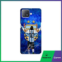 Чехол с картинкой для Oppo a73 (5G) (Лионель Месси) / Чехлы Messi Barca Оппо А73 (5G)