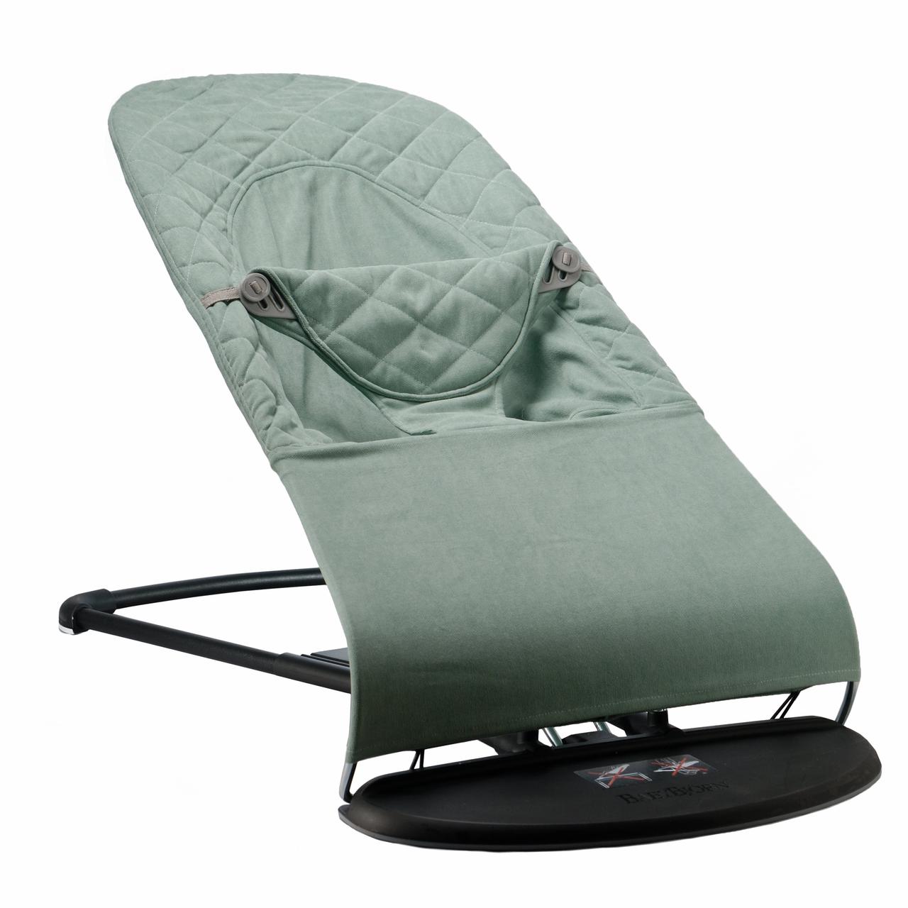 Шезлонг-гойдалка BABY Balance Soft SBT Group Бірюзовий (BBS-03-00)