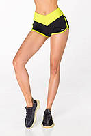 Спортивные женские шорты Designed for Fitness New Basic Lemon S BK, код: 6627351