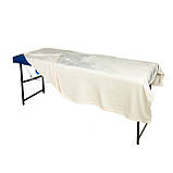 Набір махровий для косметологічних процедур для масажного стола 3 в 1: чохол на кушетку, плед, подушка, фото 8