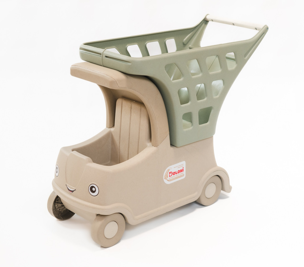 Дитяча іграшка ECO автомобіль із кошиком Doloni Toys 01540/01eco, фото 1