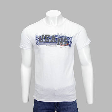 Футболка чоловіча Mons R-2422 БІЛА 100% бавовна M(Р)