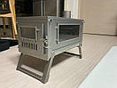 Титанова піч складна на дрова Soomloom titanium посилена буржуйка для наметів з димарем 2 метри, фото 8