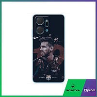 Чехол с картинкой для Huawei Honor X7a (Лионель Месси) / Чехлы Messi Barca Хуавей Хонор X7a
