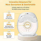 Носитий молоковідсмоктувач MISSAA, високоефективні насоси без допомоги рук з 3 режимами та 8 рівнями, фото 5