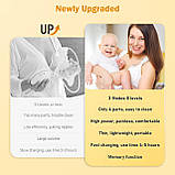 Носитий молоковідсмоктувач MISSAA, високоефективні насоси без допомоги рук з 3 режимами та 8 рівнями, фото 3