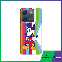 Чехол с принтом на Infinix Smart 7 (Яркий Микки) / Чехлы Mickey Mouse Инфиникс Смарт 7