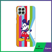 Чохол з принтом на Samsung Galaxy M33 (5G) (M336B) (Яскравій Мікі) / Чохли Mickey mouse Самсунг Галаксі М33 5джі