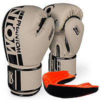 Боксерские перчатки Apex Sand Phantom PHBG2403-16 16 унций (капа в подарок), World-of-Toys