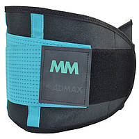 Пояс компрессионный Slimming belt MadMax MFA-277-TRQ_M Black/turquoise M, Land of Toys