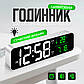 Електронний настільний LED годинник з будильником SBTR Білий (BM81-White), фото 2