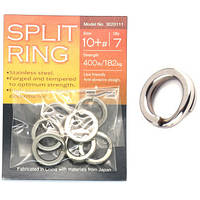 Заводні кільця BKK Split Ring-51 #10+ (D-SP-1020)