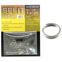 Заводні кільця BKK Split Ring-41 #1 (D-SP-1033)