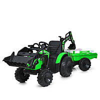 Детский электромобиль Трактор Bambi Racer M 4847EBLR-5(24V) до 30 кг, World-of-Toys