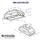 Сіра кухонна витяжка Minola HBI 5202 GR 700 LED, вбудована в шафу, 700 куб.м., шириною 52 см, фото 8