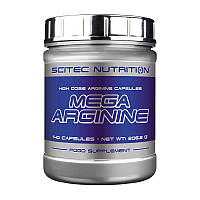 Аргинин "Mega Arginine" 1300 мг, Scitec Nutrition, 140 капсул