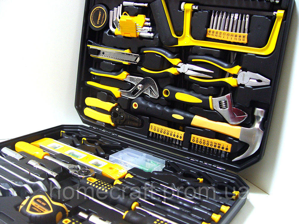 Набор инструментов в чемодане Crest tools 168 предметов BK, код: 2552226 - фото 3 - id-p2171765071