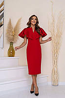 Элегантное платье красного цвета 25766 Kiriv XS