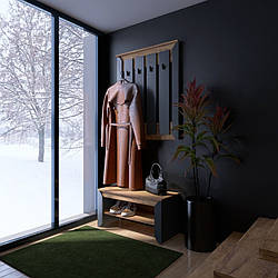 Сучасні меблі в передпокій, стильна передпокій у коридор Нордик 1 Еверест