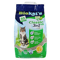 Наполнитель для кошачьего туалета Gimborn Biokat's Classic Fresh 3 in 1 Бентонитовый комкующи DH, код: 7603101