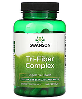 Здоровье кишечника Swanson Tri-Fiber Complex, 100 шт