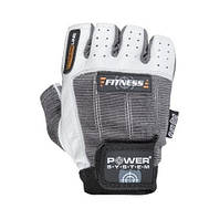 Перчатки для фитнеса и тяжелой атлетики Power System Fitness PS-2300 XS Grey White DH, код: 1139152