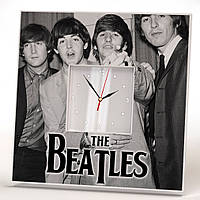 Часы "The Beatles" авторский подарок для фанатов, музыкантов и любителей рок музыки, украшение в бар, клуб