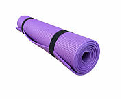 Коврик для фитнеса, йоги, Йогамат, Feel Fit Profi 173-61-0,5 см Фиолетовый PZ, код: 2449466