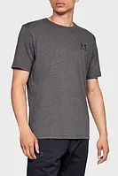 Темно-серая мужская футболка SPORTSTYLE LEFT CHEST SS Under Armour ,S,M,L,XL, 1326799-019