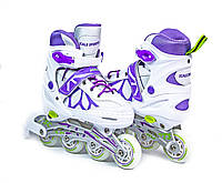 Ролики Scale Sports размер 29-33 White-Violet (LF 601A-S-1) LW, код: 1578589