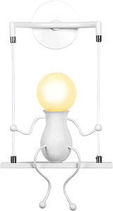 Сучасний світлодіодний настінний світильник KAWELL Humanoid Creative. У стилі арт-деко, 60 Вт, E27