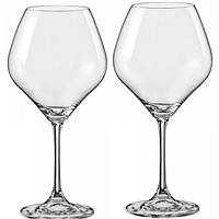 Набор бокалов для вина Bohemia Amoroso 450 мл 2 шт Crystalex (40651 450 BOH) PZ, код: 6600150