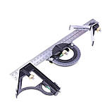 Будівельний транспортир кутомір кутомір з транспортиром кутники будівельні, фото 9