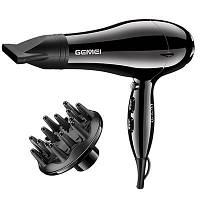 Фен для волос Gemei GM-103 2200W Black (3_01280) PZ, код: 8025257