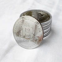 Монета сувенирная Eurs Bitcoin Серебряный цвет (BTC-S) PZ, код: 2602730