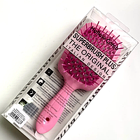 Расческа для волос, superbrush superbrash plus hollow comb the italian design Розовая