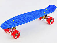 Скейт Пенни борд Best Board Dark Blue (65569) DH, код: 6978530