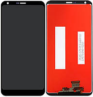 Дисплей модуль тачскрин LG H870 G6/H871/H872/H873 черный оригинал переклеенное стекло