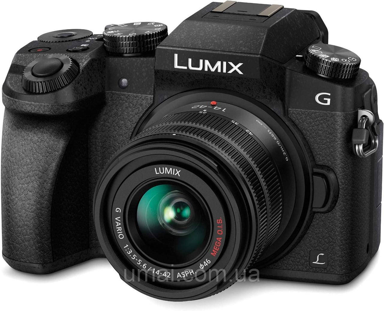 Фотоаппарат Panasonic Lumix DMC-G7 11-42mm G Vario 16MP /f3.5-5.6 UHD 4K Гарантия 36 месяцев + 128GB SD Card - фото 2 - id-p2171846601