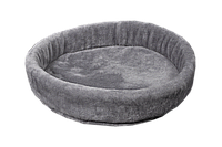 Лежак (лежанка) для кошек и собак (из меха) Мур-Мяу 3 Серый LW, код: 5866049